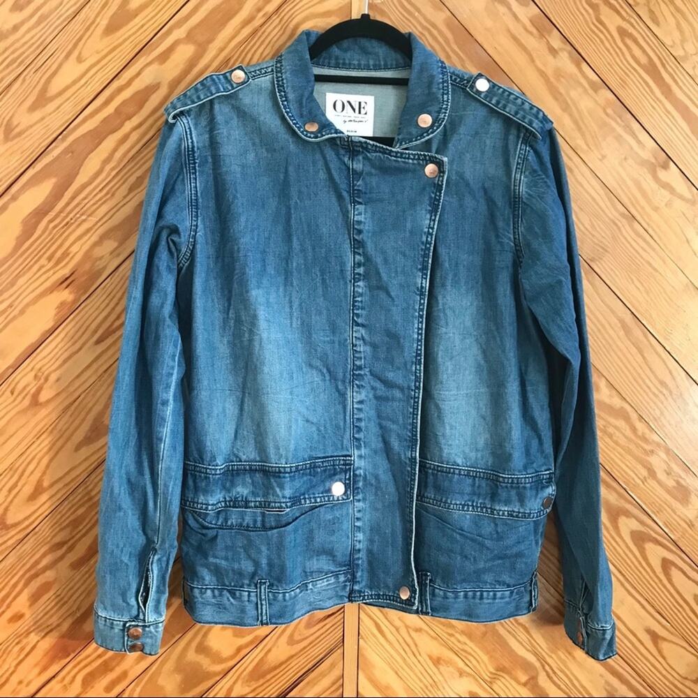 One Teaspoon Denim Moto Jacket - Picture 3 of 6